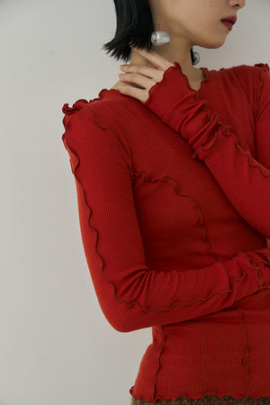 Pointed Shoulder Tops