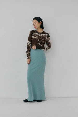 Mole Knit Maxi Skirt