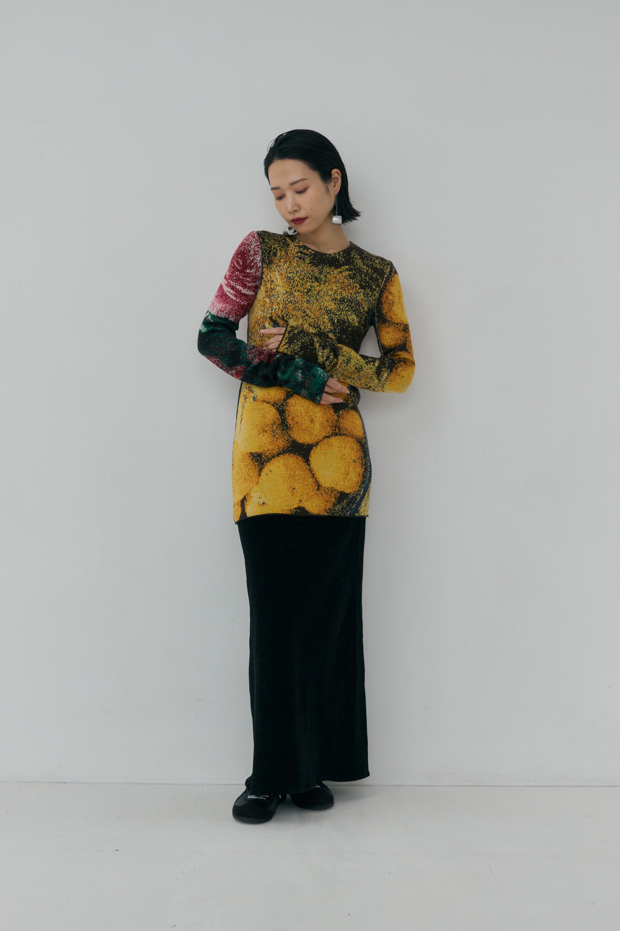 Photo Knit Pullover - A – Mediam