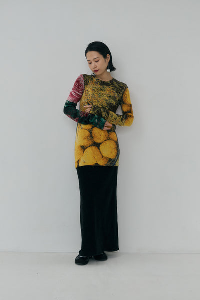 画像をギャラリービューアに読み込む, Photo Knit Pullover - A
