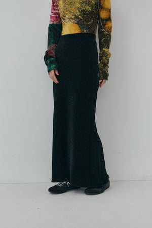Mole Knit Maxi Skirt