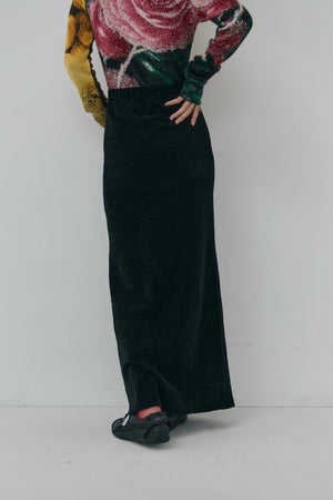 Mole Knit Maxi Skirt