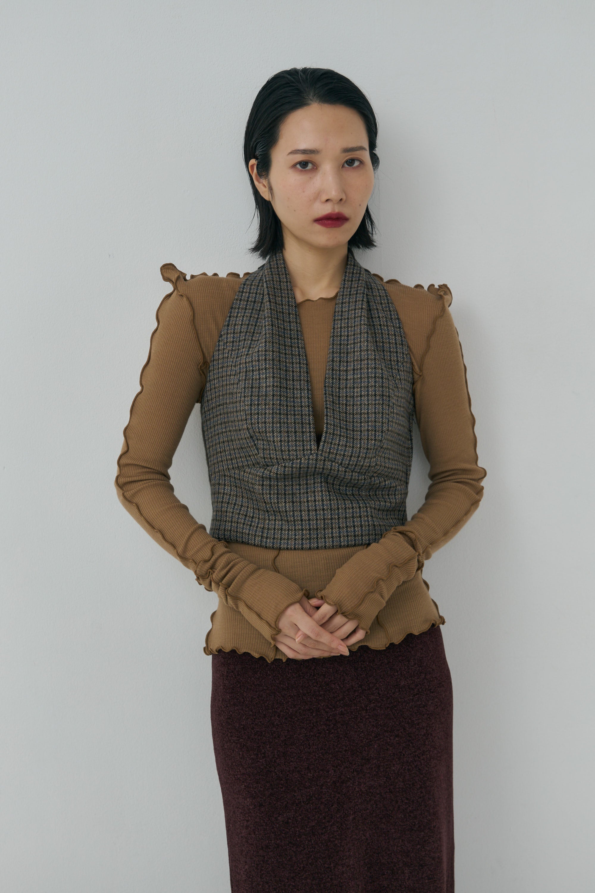 mediam (ミディアム) トップス Mediam ミディアム 23ss / Knit Lace Tops – CASTELO カステロ