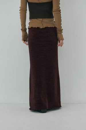 Mole Knit Maxi Skirt