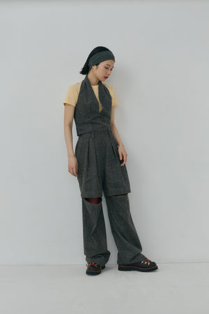 Check Removable Pants - Glen Check