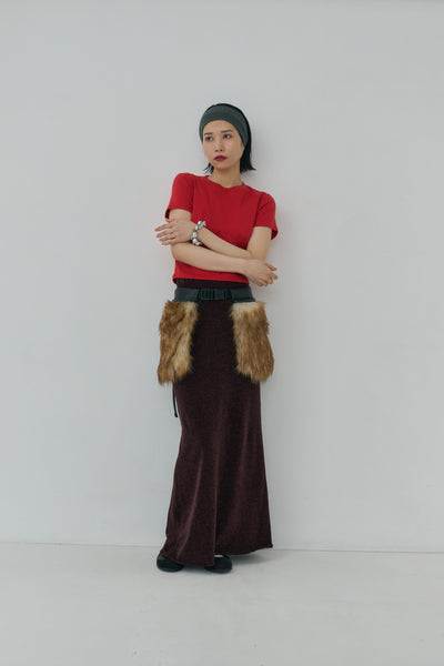 Load image into Gallery viewer, Double Craft Fur Bag
