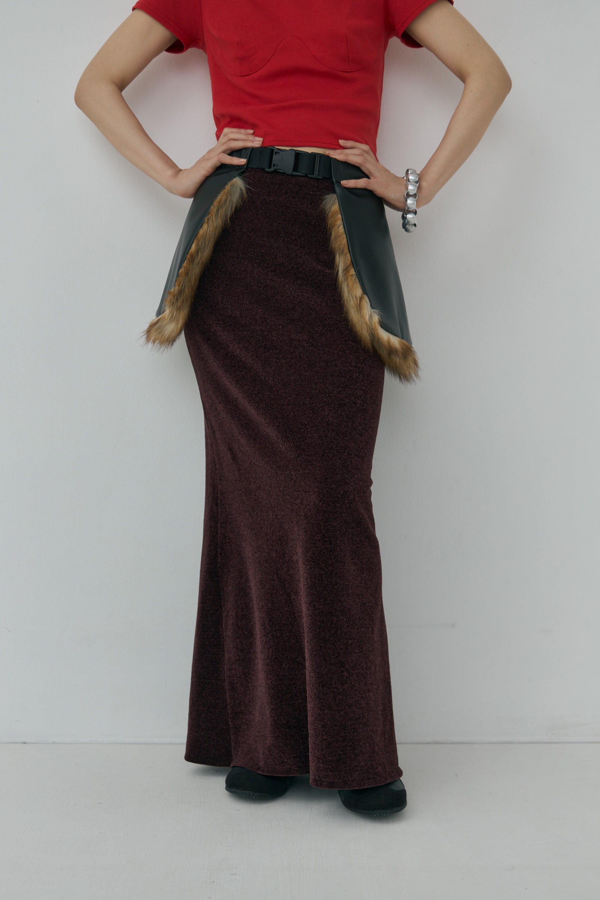 Double Craft Fur Bag – Mediam