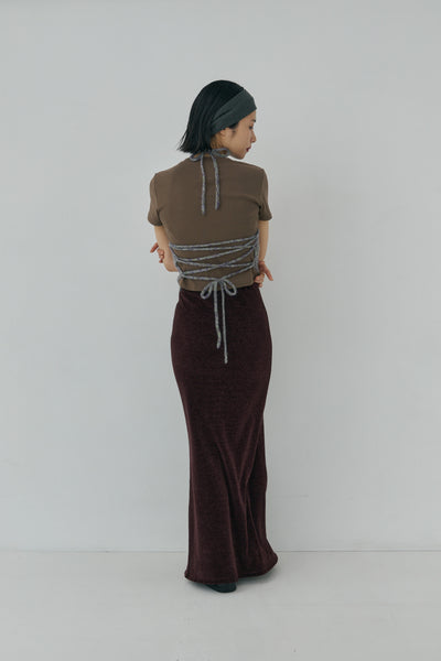 Load image into Gallery viewer, Melange Mohair Halter Top
