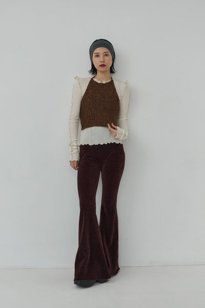 画像をギャラリービューアに読み込む, Mole Knit Bell Bottoms

