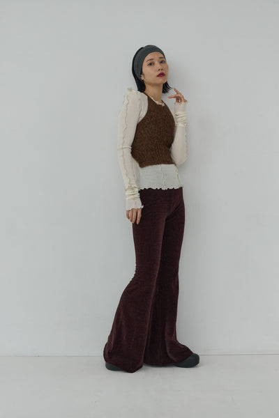 画像をギャラリービューアに読み込む, Mole Knit Bell Bottoms
