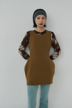 2way Form Mini knit dress