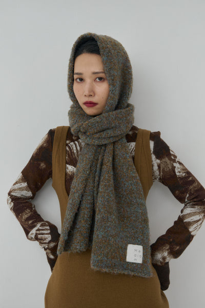 画像をギャラリービューアに読み込む, Loop yarn Muffler
