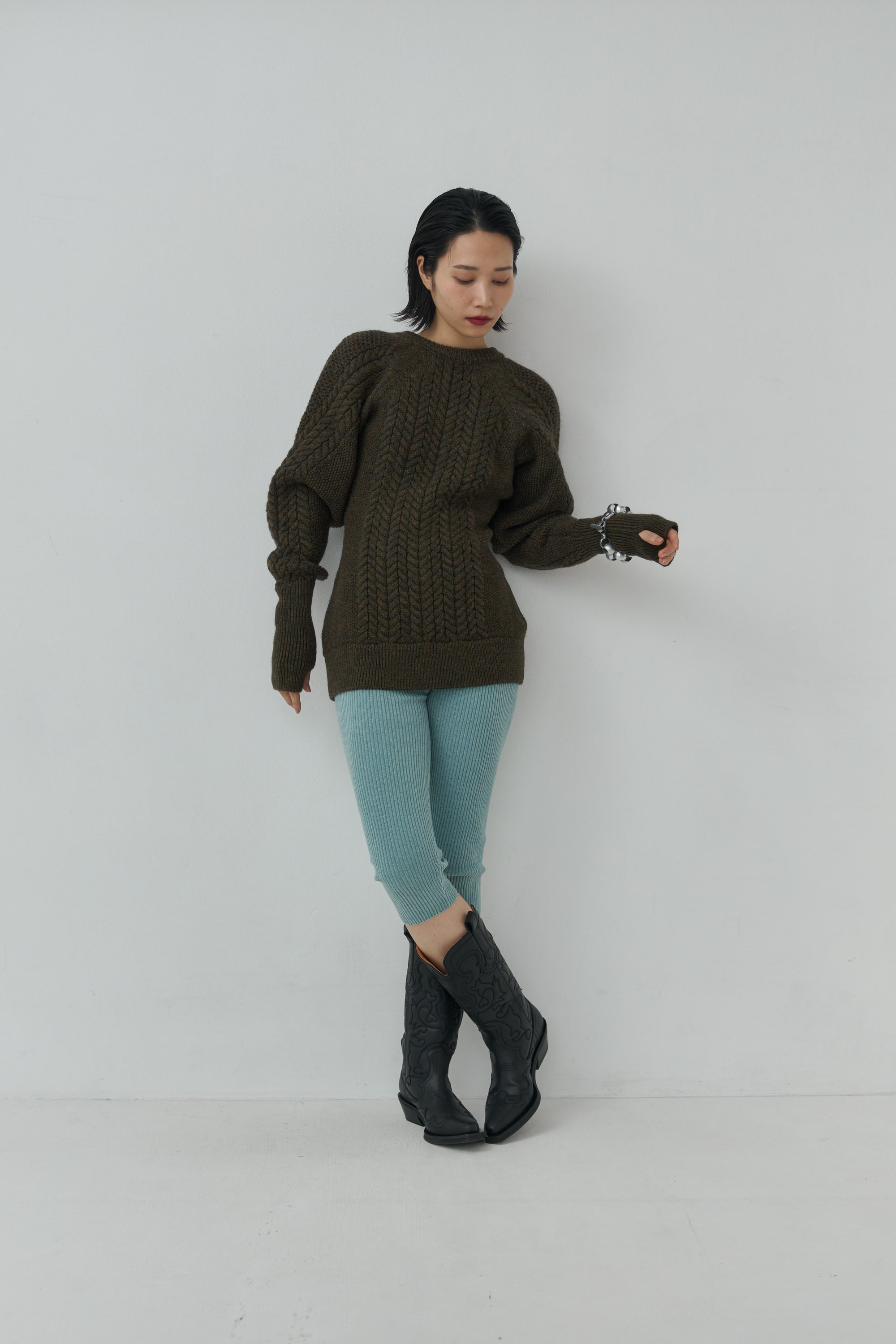 Mole Knit Half Pants – Mediam