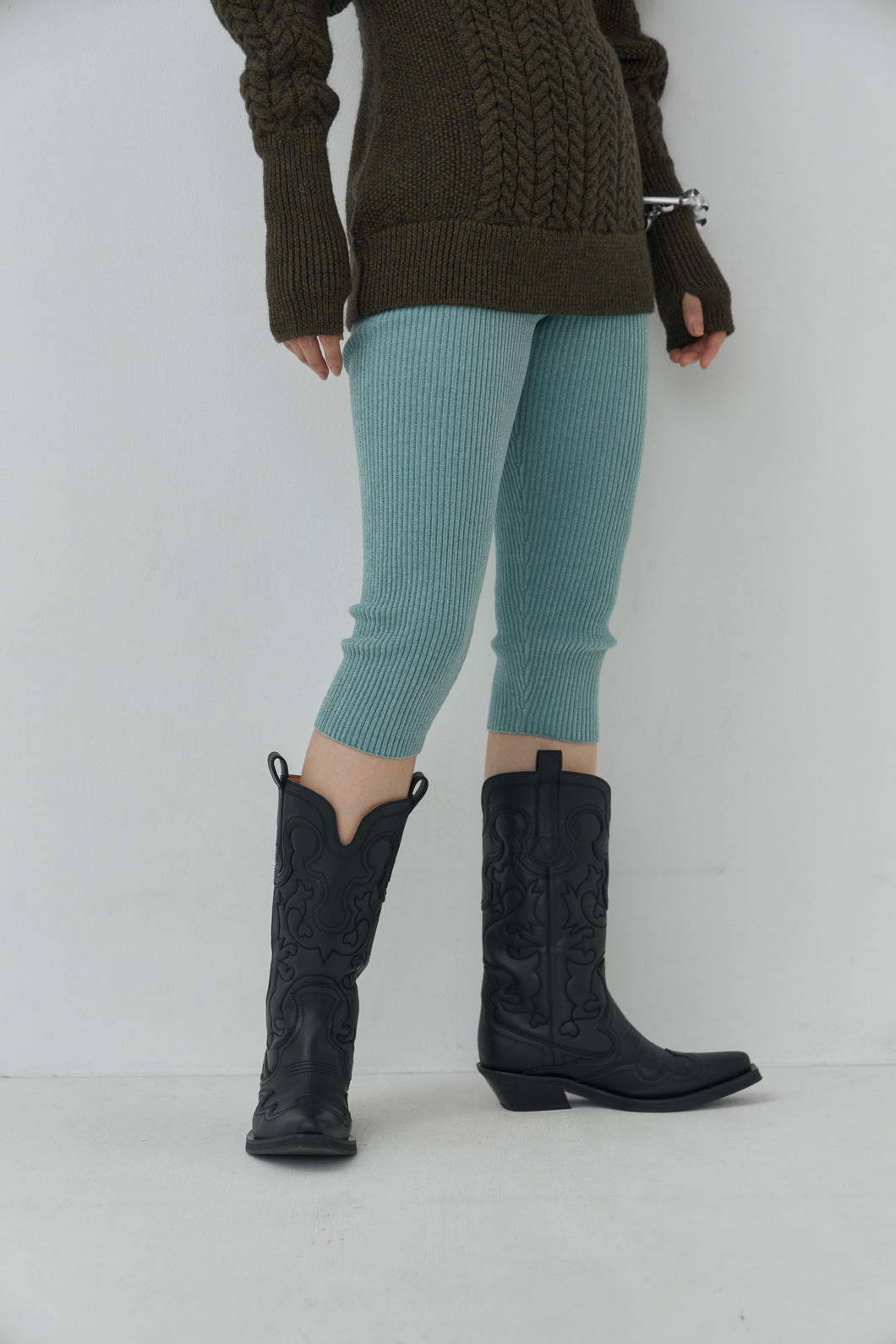 Mole Knit Half Pants