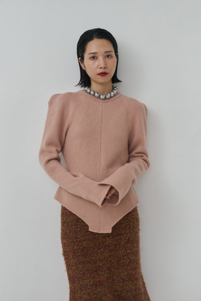 画像をギャラリービューアに読み込む, Wool Knit Bodysuit Like Pullover
