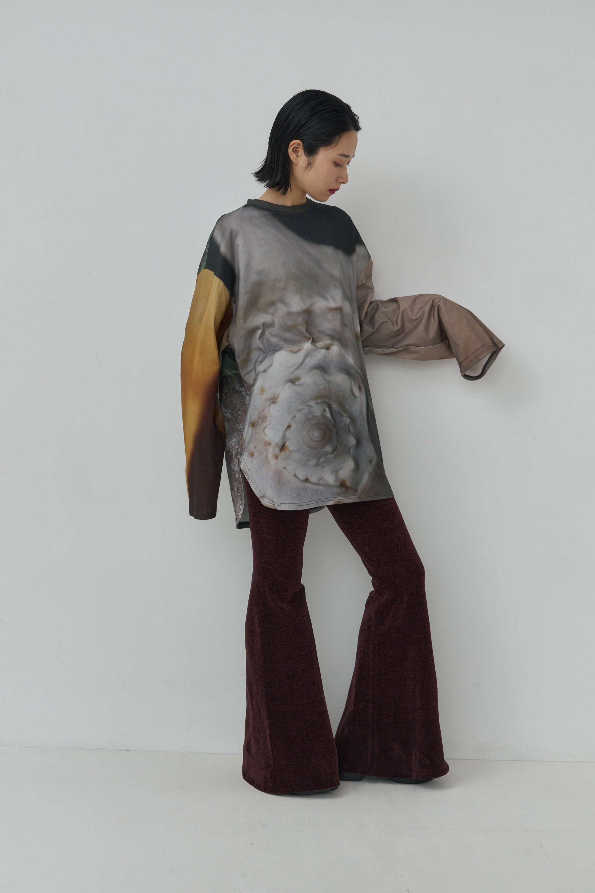 Mole Knit Bell Bottoms – Mediam