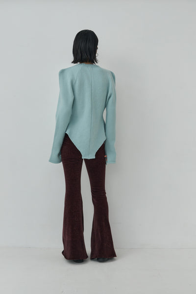 画像をギャラリービューアに読み込む, Wool Knit Bodysuit Like Pullover

