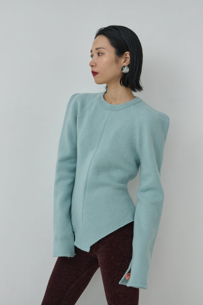 画像をギャラリービューアに読み込む, Wool Knit Bodysuit Like Pullover
