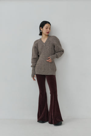 【予約商品】Mole Knit Bell Bottoms【12月中～下旬発送予定】