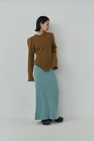 Mole Knit Maxi Skirt