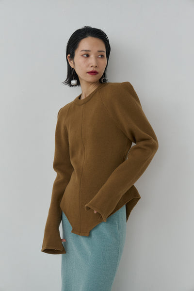 画像をギャラリービューアに読み込む, Wool Knit Bodysuit Like Pullover

