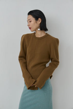 Wool Knit Bodysuit Like Pullover