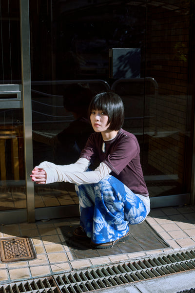 画像をギャラリービューアに読み込む, Photo Knit Bell Bottoms
