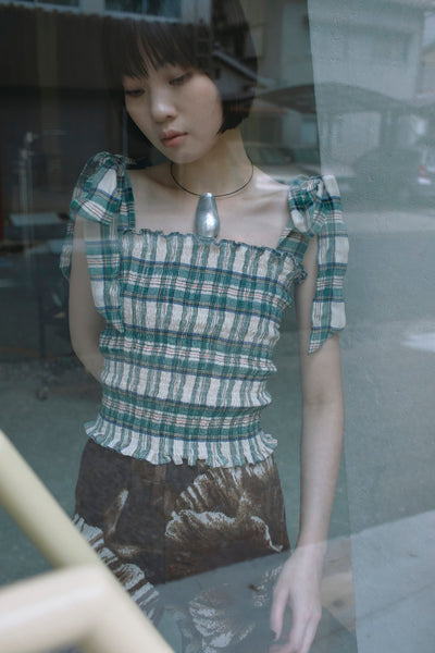 画像をギャラリービューアに読み込む, Smocking Top
