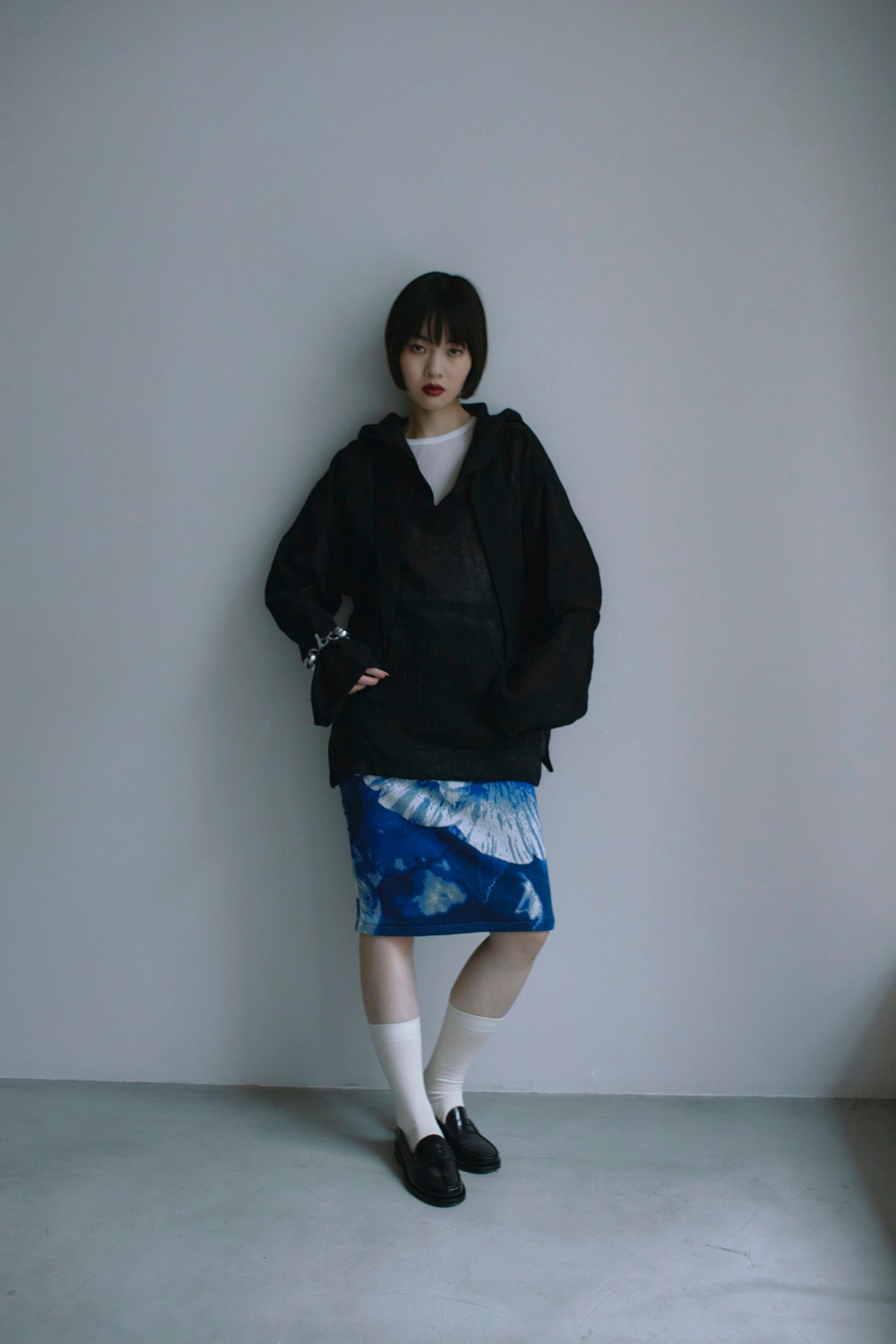 Sheer Linen Hoodie – Mediam
