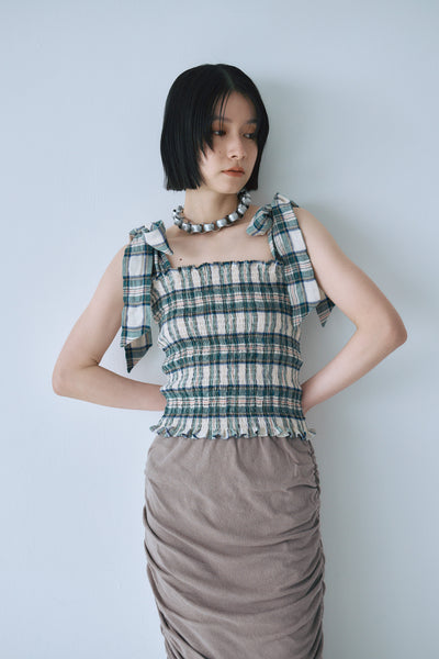 画像をギャラリービューアに読み込む, Smocking Top

