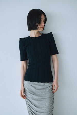 Eyelet Shoulder Knit Top