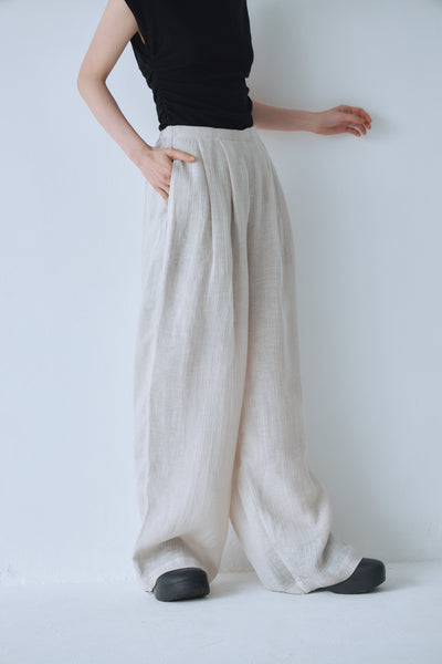 画像をギャラリービューアに読み込む, Sheer Linen Pants
