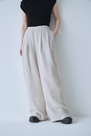 Sheer Linen Pants