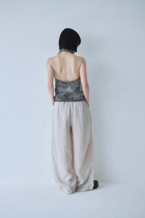 Sheer Jacquard Halter