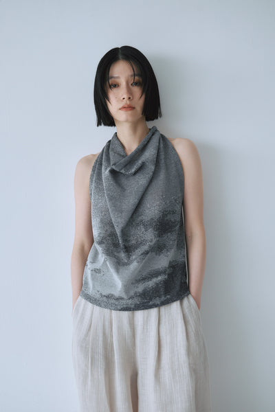画像をギャラリービューアに読み込む, Sheer Jacquard Halter
