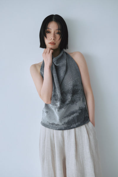 画像をギャラリービューアに読み込む, Sheer Jacquard Halter
