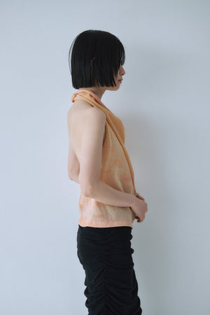 Sheer Jacquard Halter