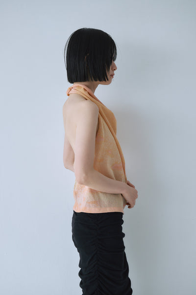 画像をギャラリービューアに読み込む, Sheer Jacquard Halter
