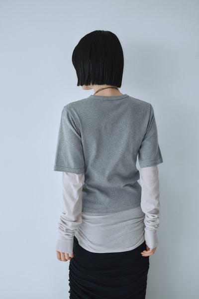 画像をギャラリービューアに読み込む, Stitch Tee &amp; Sheer Top
