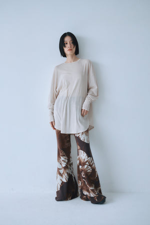 Photo Knit Bell Bottoms