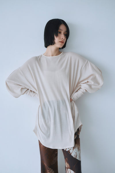 画像をギャラリービューアに読み込む, Sheer Rib Top
