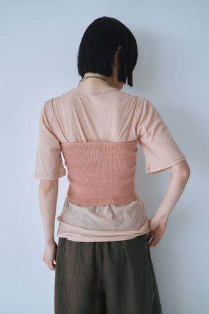 Ｍelange Knit Bustier