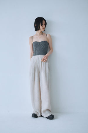 Ｍelange Knit Bustier
