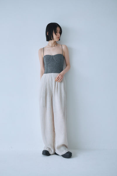 画像をギャラリービューアに読み込む, Ｍelange Knit Bustier
