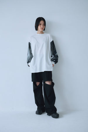 Memories Sleeve Rib Long Tee