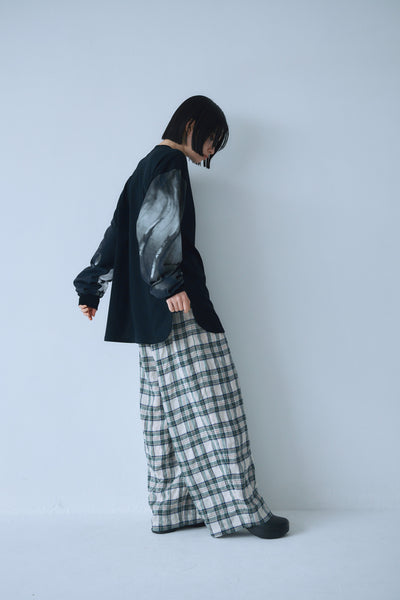 画像をギャラリービューアに読み込む, Memories Sleeve Rib Long Tee
