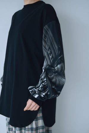 Memories Sleeve Rib Long Tee