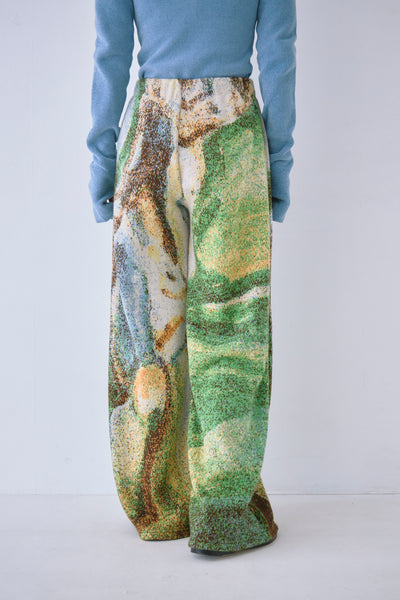 Load image into Gallery viewer, Melting Colors Jacquard Wide Pants
