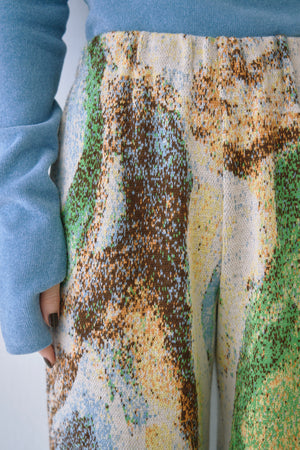 Melting Colors Jacquard Wide Pants