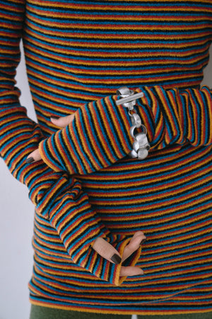 Border Knit Top - A